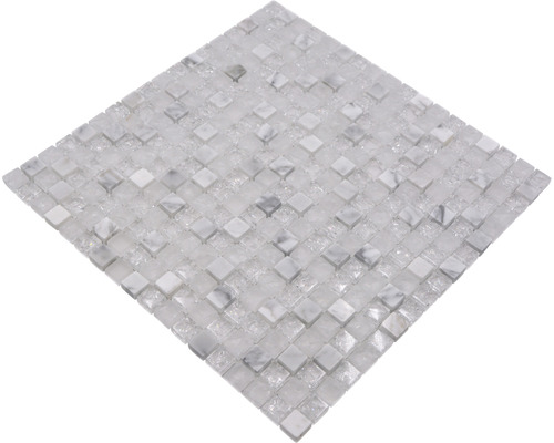 Mosaïque en marbre et verre