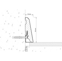 Plinthe SKANDOR chêne 37579 FU60L 19x58x2400 mm-thumb-1