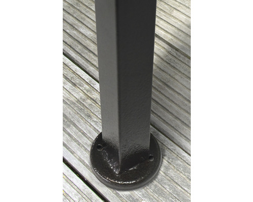 Metallpfostenfuß für Terrassengeländer
