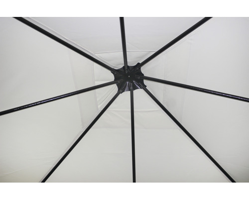 Ansicht des inneren Zeltgestänges eines Pavillons