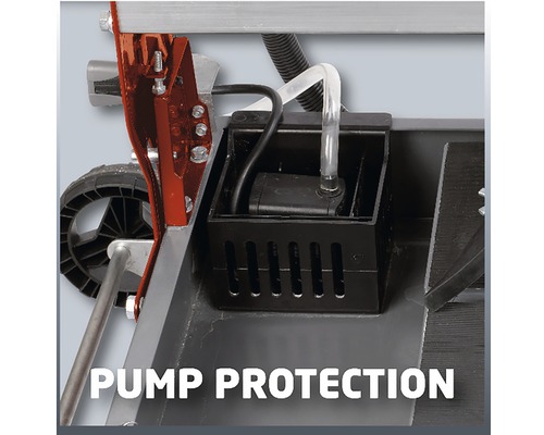 Pompe d''une carrelette avec protection de pompe