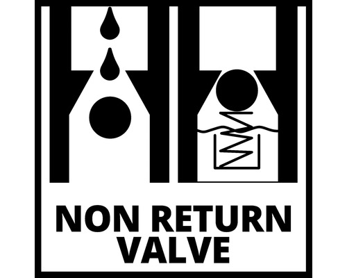 Symbol für ein Rückschlagventil