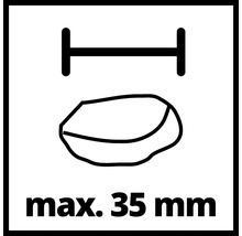 Granulométrie maximale 35 mm