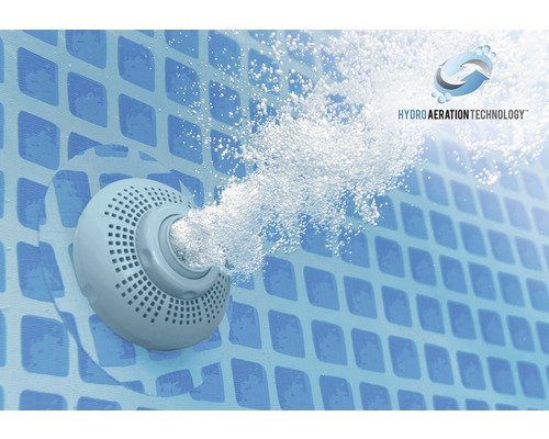 Technologie d''hydro-aération Intex sur la piscine