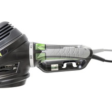 Detailansicht eines Winkelschleifers mit verstellbarem Griff