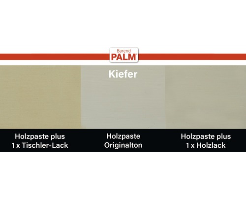 Barend Palm Holzpaste Kiefer Farbmuster