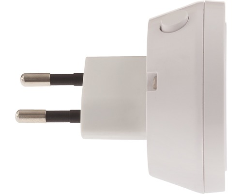 Fiche blanche avec interrupteur