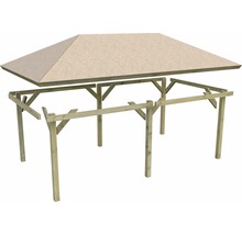Holzpavillon Bausatz mit Dach