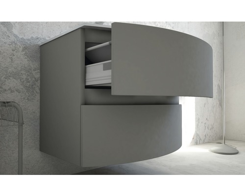 Meuble sous-lavabo avec tiroirs dans la salle de bain