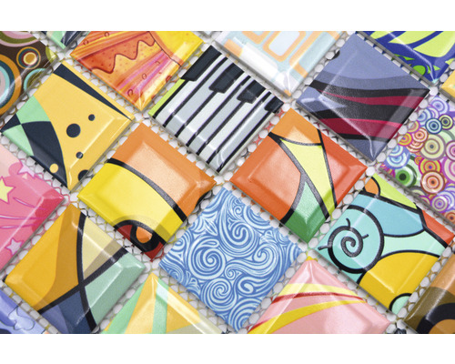 Mosaikfliesen mit Mustern