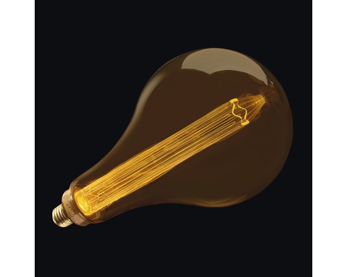 Dekorative Glühbirne mit länglichem Leuchtfaden