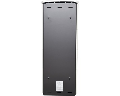 Rückansicht eines Heizofens