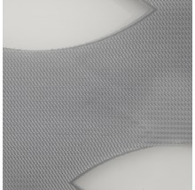 Lichtblick Doppelrollo Ellipse ohne Bohren 45x150 cm grau inkl. Klemmträger