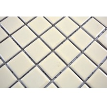 Carreaux de mosaïque carrés, vue détaillée