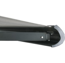 SOLUNA Kassettenmarkise Exclusiv 2,5x1,5 Stoff Dessin 6363 Gestell RAL 7016 anthrazitgrau Antrieb rechts inkl. Motor und Wandschalter-thumb-10