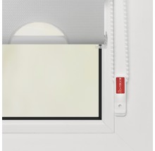 Lichtblick Doppelrollo Kreis ohne Bohren 45x150 cm grau inkl. Klemmträger