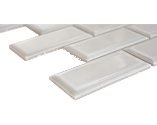 Carreaux de céramique rectangulaires brillants en motif de mosaïque