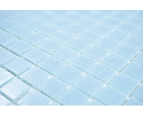 Quadratische Glasmosaikfliesen, Nahaufnahme