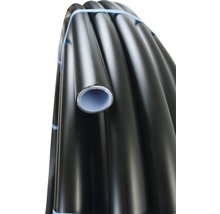 Rouleau de tube en polyéthylène noir à surface lisse