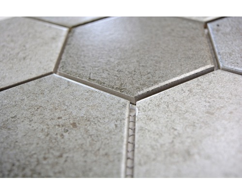 Gros plan de carreaux de sol hexagonaux