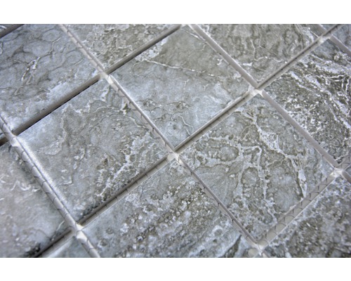 Gros plan de carreaux de mosaïque avec aspect pierre