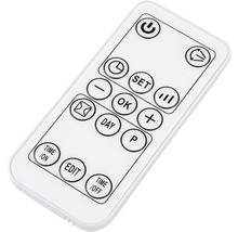 Télécommande blanche avec divers boutons