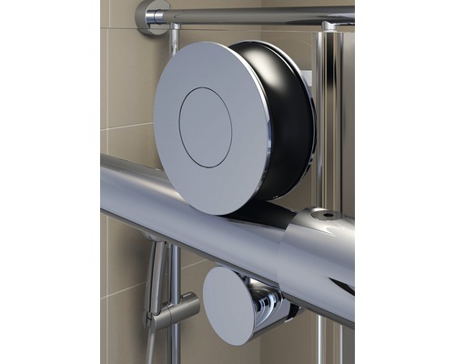 Barre de douche avec curseur pour pommeau de douche