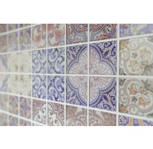 Carreaux muraux avec motif floral
