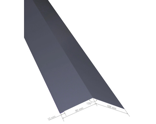 Profilé d''angle avec dimensions