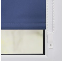 Store à clipser Lichtblick Thermo sans vissage bleu 45x150 cm, supports de serrage compris-thumb-3