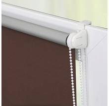 Store à clipser Lichtblick Thermo sans vissage marron 45x150 cm, supports de serrage compris-thumb-2