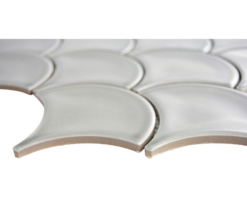 Carreaux de mosaïque en céramique en éventail