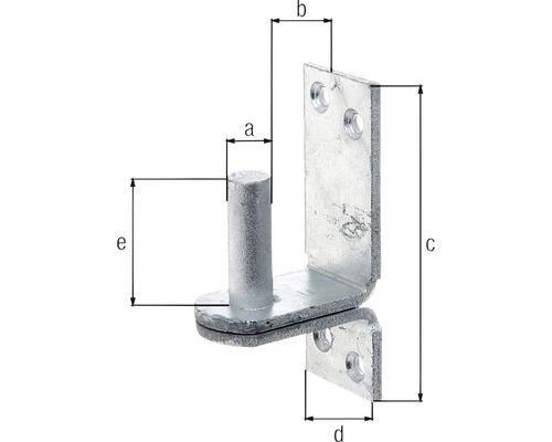 Torbandeisen mit Maßen
