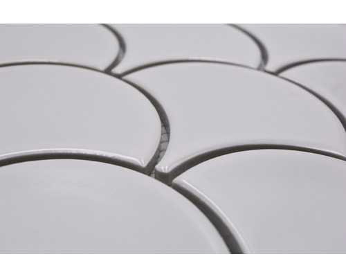 Carreaux de mosaïque en céramique en forme d''éventail