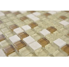 Mosaikfliesen aus Glas und Stein