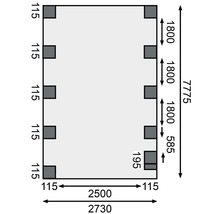 Plan avec dimensions