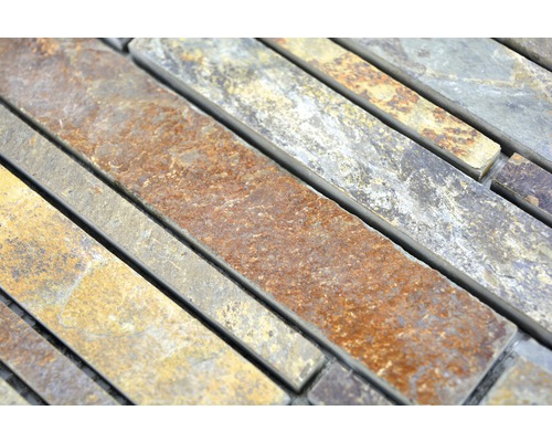 Mosaikfliese aus Schiefer