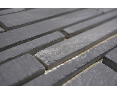 Mosaikfliesen aus Schiefer im Detail