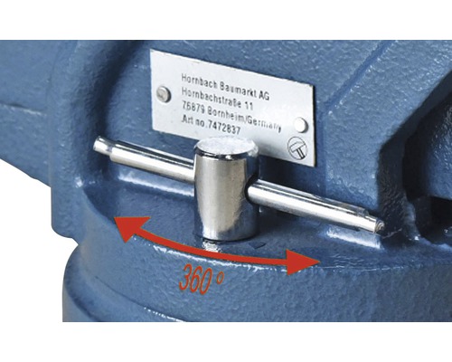 Schraubstock mit 360 Grad Drehbarkeit