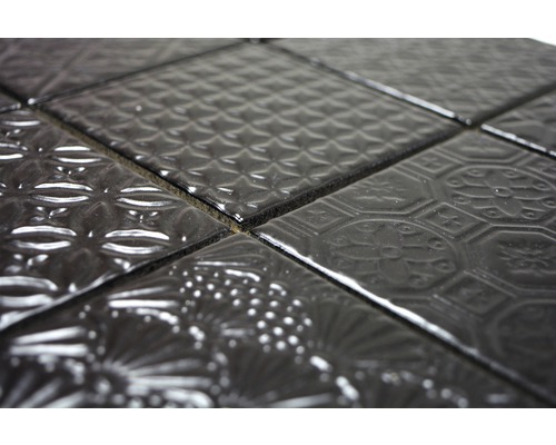 Gros plan de carreaux à motifs