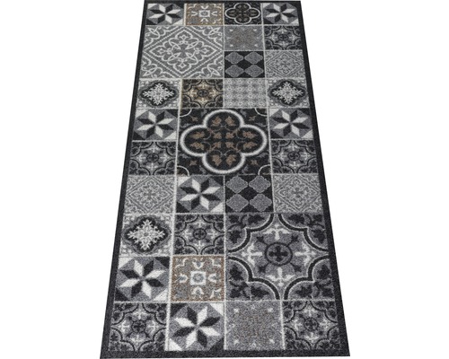 Fussmatte mit Fliesenmuster