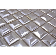Gros plan de carreaux de mosaïque carrés
