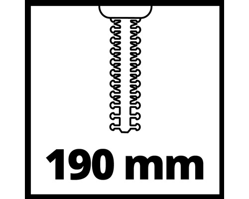 Symbole pour une chaîne d''une longueur de 190 millimètres