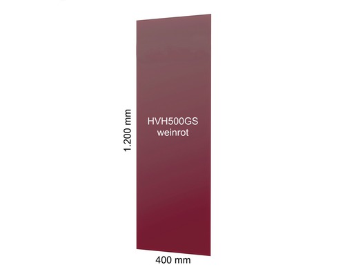 HVH500GS Möbelteil, 1200 x 400 mm