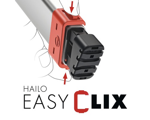 Hailo EasyClix System Bauteil im Detail