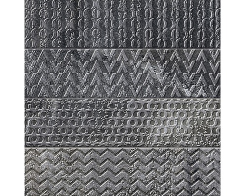 Carreau mural décoratif avec différents motifs géométriques