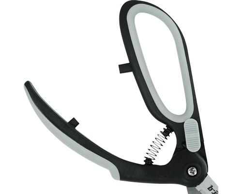 Sécateur avec ressort d''ouverture et verrouillage