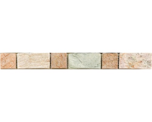 Bordure en pierre naturelle CM-57111, gris, 30,5x3,3 cm