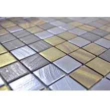 Carreaux de mosaïque carrés en métal