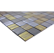 Carreaux de mosaïque en argent et or
